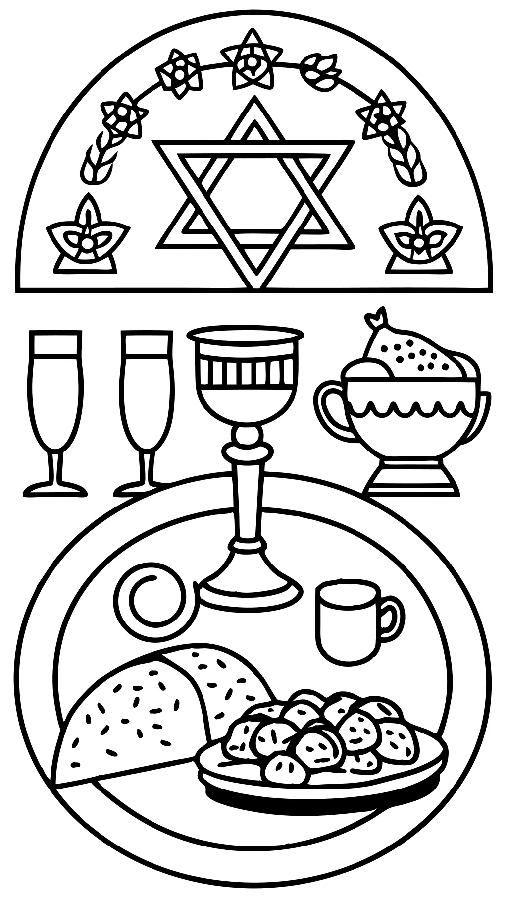 passover coloring page